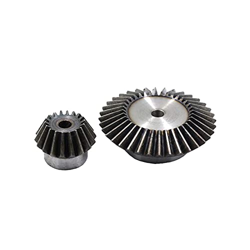 Drehzahlverhältnis 1: 4 Kegelrad 1 Modulus 15 Zähne + 60 Zähne Innenlochdurchmesser 6mm 90 Grad Antrieb Vermittlungs- Stahl Getriebe für CNC-Maschine von Cerobit