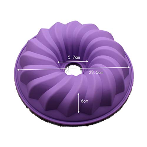Silikon Big Cake Formen Blume Crown Form Kuchen Backformen Backwerkzeuge 3D Brot Gebäckform K637 von Cerobit