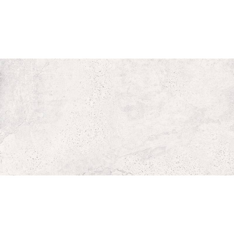 Bodenfliese Feinsteinzeug Weiß Matt 59,8 cm x 119,8 cm von Cersanit