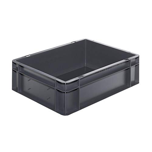 Euro-Format-Stapelbehälter, Wände und Boden geschlossen - LxBxH 400 x 300 x 120 mm - grau, VE 5 Stk - Euronorm Stapelkasten Euronorm Stapelkästen Euronorm-Stapelkasten Kunststoff-Stapelkasten Kunststoffbehälter Kunststoffkasten Kunststoffstapelbehälter Euro-Format-Stapelbehälter, Wände und Boden geschlossen - LxBxH 400 x 300 x 120 mm - grau, VE 5 Stk - Euronorm Stapelkasten Euronorm Stapelkästen Euronorm-Stapelkasten Kunststoff-Stapelkasten Kunststoffbehälter Kunststoffkasten Kunststoffstapelbehälter von Certeo