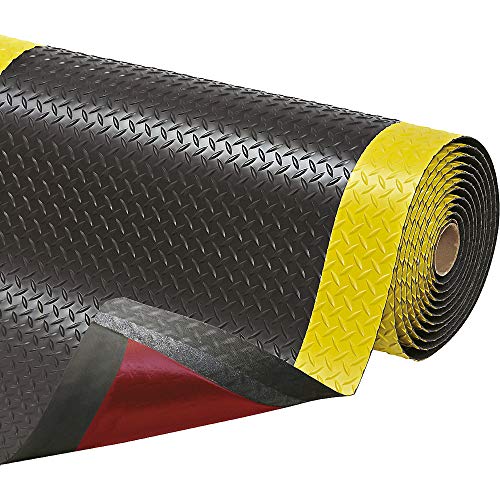 NOTRAX | Anti-Ermüdungsmatte Cushion Trax® | 1-m-Stück | PVC | schwarz/gelb | Breite 1520 mm von Certeo