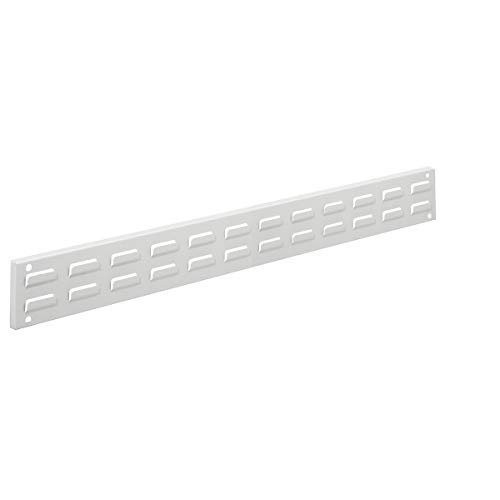 RasterPlan Wandschiene Schlitzplatte, L 920 x H 100 mm | RAL 7035 von Certeo