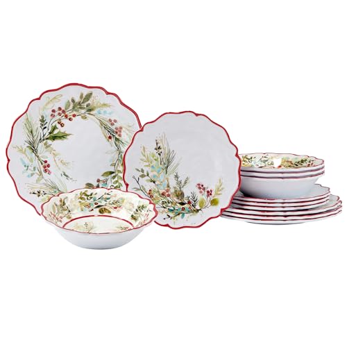 Certified International Christmas Gatherings Melamin-Geschirr-Set, Service für 4 Personen, 12-teilig Certified International Christmas Gatherings Melamin-Geschirr-Set, Service für 4 Personen, 12-teilig von Certified International