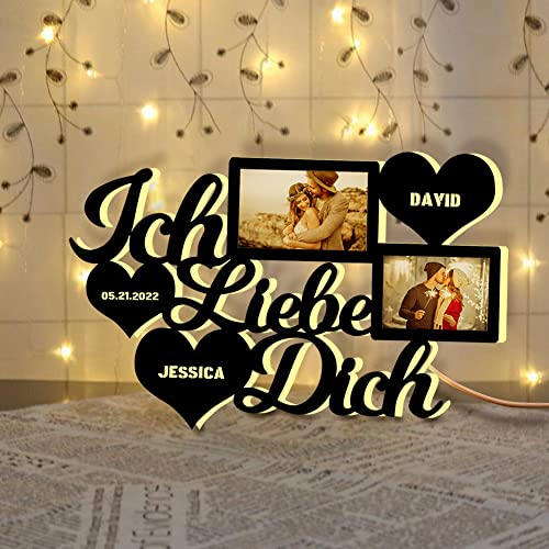 Personalisierte Ich Liebe Dich Licht Wandbehang Fotolampe für Paare Ehemann Ehefrau Freund Freundin individuelle Beide Namen romantische Heimdekoration zum Jahrestag oder als Valentinstagsdekoration Personalisierte Ich Liebe Dich Licht Wandbehang Fotolampe für Paare Ehemann Ehefrau Freund Freundin individuelle Beide Namen romantische Heimdekoration zum Jahrestag oder als Valentinstagsdekoration von Certykllp