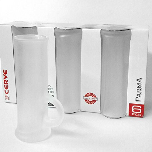Cerve Set mit 6 Gläsern Parma 5,5 cl Vodka Limoncello Bar Restaurant Alkohol Zuhause von Cerve