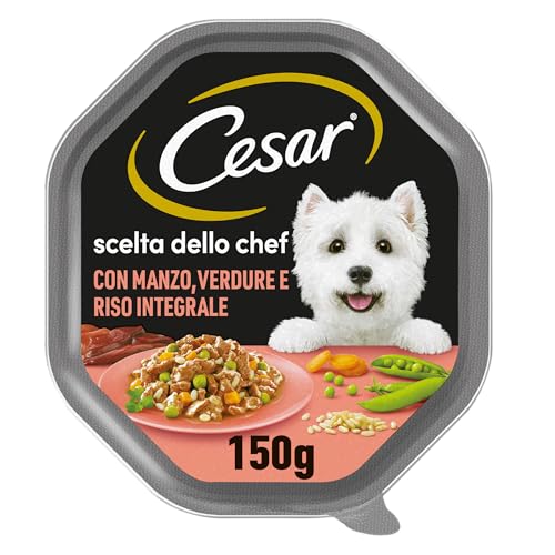 Cesar Wahl des Chefkochs gegrilltes Rindfleisch mit Vollkornreis und Gemüse, gemischt, 150 g (14 Stück) von Cesar