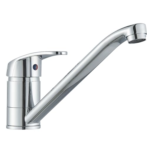 Cesinkin Küchenarmatur Chrom Spültischarmatur Mischbatterie für Küche 360° Drehbarer Wasserhahn mit Einhebelmischer Messing Cesinkin Küchenarmatur Chrom Spültischarmatur Mischbatterie für Küche 360° Drehbarer Wasserhahn mit Einhebelmischer Messing von Cesinkin