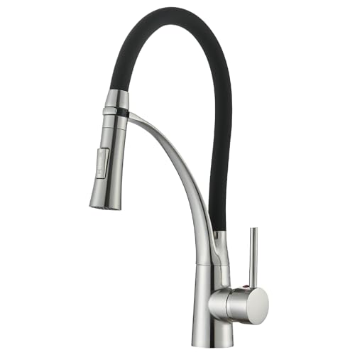 Cesinkin 360° Küchenamatur Wasserhahn Küche mit Dual-Funktions-Sprühkopf Spültischarmatur Hochdruck Flexibel Gebürstetes Nickel Cesinkin 360° Küchenamatur Wasserhahn Küche mit Dual-Funktions-Sprühkopf Spültischarmatur Hochdruck Flexibel Gebürstetes Nickel von Cesinkin