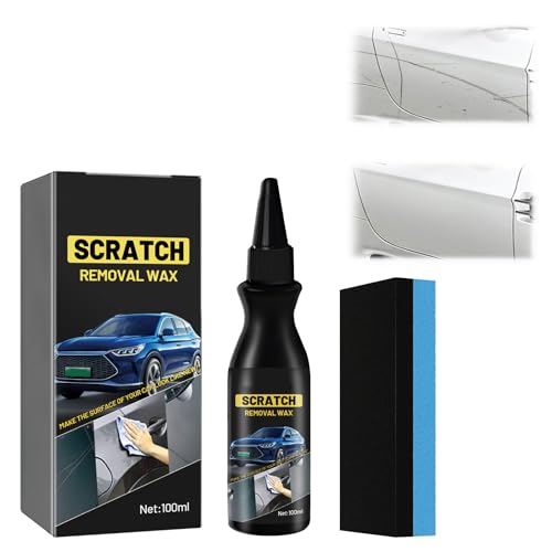 Kratzer Entferner Auto, 100ml Autopolitur Kratzer Entfernen,Schneller Kratzerentferner für Autos,Entfernen Tiefer Kratzer mit Schwamm,Auto Kratzerentferner mit Anti-Kratzer Schutz,für Alle Autolacke Kratzer Entferner Auto, 100ml Autopolitur Kratzer Entfernen,Schneller Kratzerentferner für Autos,Entfernen Tiefer Kratzer mit Schwamm,Auto Kratzerentferner mit Anti-Kratzer Schutz,für Alle Autolacke von CesmiPSteh