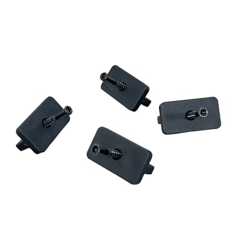 Ceta Composite Decking T-Clips zur Befestigung von Verbundbelägen, schwarze Edelstahlschrauben im Lieferumfang enthalten, 100er-/500er-/1000er-Pack, 5-mm-Abstandshalter für Terrassendielen, passend fü von Ceta Composite Decking