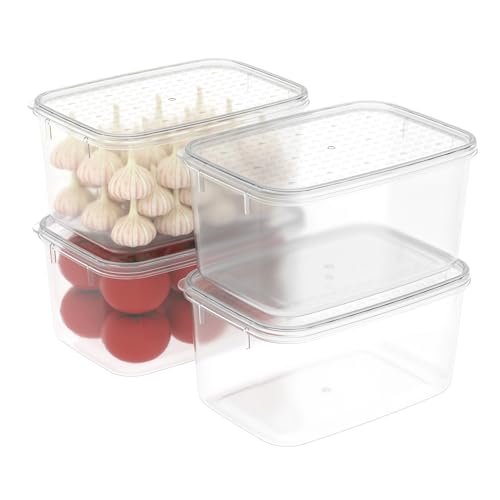 Cetomo 2.2L*4 Gefrierdosen, Frischhaltedosen, Vorratsdosen mit Deckel, Behälter Gefrierschrank fur Kühlschrank, Gefriergeeignet, Mikrowellengeeignet, BPA-freier Kunststoff, Klar, 2.2L-4er Set Cetomo 2.2L*4 Gefrierdosen, Frischhaltedosen, Vorratsdosen mit Deckel, Behälter Gefrierschrank fur Kühlschrank, Gefriergeeignet, Mikrowellengeeignet, BPA-freier Kunststoff, Klar, 2.2L-4er Set von Cetomo