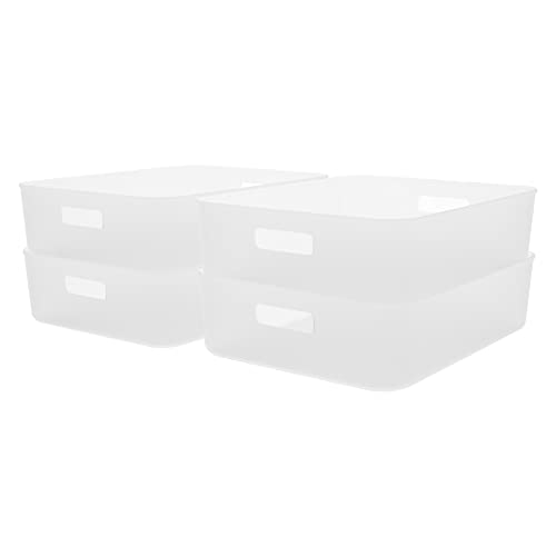 Cetomo 8L*7 Aufbewahrungskorb,Aufbewahrungsboxen aus Kunststoff, Mehrere Farben zur Schrank Organizer für Küche, Schrank, Büro, Bad, Spielzeug. von Cetomo