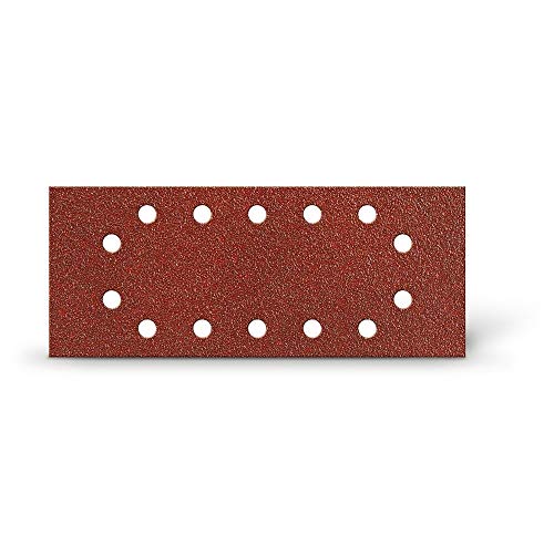 kivec imp3107 – Schleifblock Schleifblätter 115 x 280 mm Korn 180 (10 Stück). 14 Löcher von Cevik