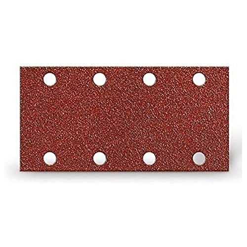kivec imp3114 – Schleifblock Schleifblätter 93 x 185 mm (6 Stück) Körnung 120 mit Klettverschluss 8 Loch Parallel von Cevik