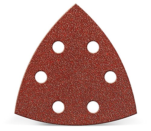 kivec imp3142 – Schleifblock für Deltaschleifer 94 mm (6 Stück) Körnung 120 mit Klett 6 Loch von Cevik