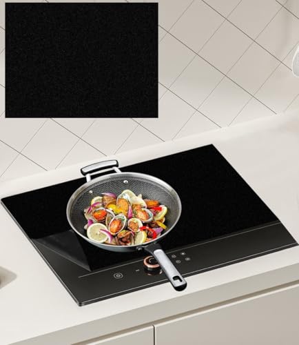 Cexovo Induktionskochfeld Schutzmatte 61x52 CM Silikon Induktion Schutzmatte Multifunktionale Silikonmatten Rutschfeste Induktionsmatte Große Induktion Schutzmatte Herdschutz Matte von Cexovo