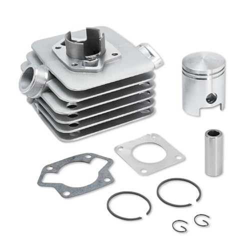 60ccm Big Bore Zylinder und 41mm Motor Zylinder Kolben Dichtungsset Passend für Simson S51, SR50, KR51 und Schwalbe Vollständiges Kit inkl. Dichtungen Leistungsupgrade für 2-Takt Motoren von CeyKvo