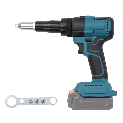 Bürstenlose Akku Nietzange mit LED-Licht, Kompatibel mit Makita 18V Li-Ion Akkus | Ideal für Baustellen, Autoreparaturen & Heimwerker,Ohne Akku von CeyKvo