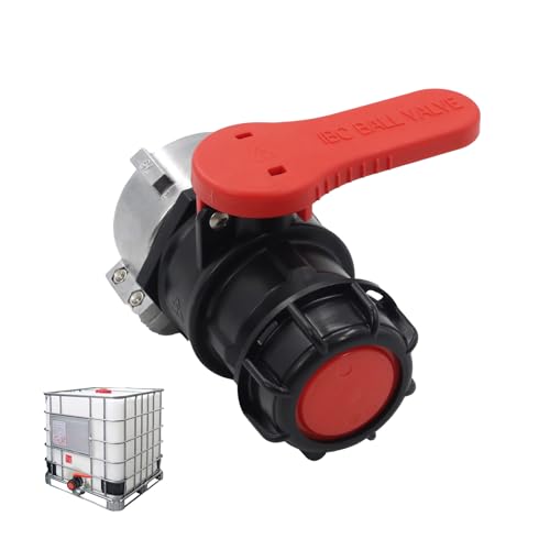 IBC Adapter Kugelhahn 60 mm zu 75 mm – Absperrhahn Ersatzventil für IBC Container, Wassertank, Regentonne – Zubehör für Regenwasserspeicher IBC Adapter Kugelhahn 60 mm zu 75 mm – Absperrhahn Ersatzventil für IBC Container, Wassertank, Regentonne – Zubehör für Regenwasserspeicher von CeyKvo