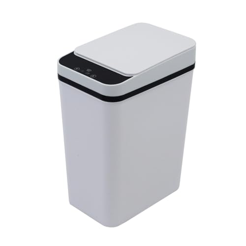 Sensor Mülleimer 12L mit Deckel, Intelligenter Automatik Mülleimer Touchless für Bad Küche Büro, Geräuschlos & Wasserdicht, Abfalleimer aus ABS-Kunststoff von CeyKvo