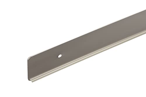 CEZAR Endleiste Arbeitsplatte Aluminium Seiteleiste Küche Leiste mit Löcher, Gesetze, Höhe: 40 mm, Länge: 0,62 m Sekt von Cezar
