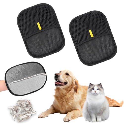 Cfcyhla 2 Stück Doppelseitige Fellpflegehandschuh für Pets, Antistatische Handschuhe Statische Haarentfernungshandschuhe,Wiederverwendbare Fellpflegehandschuhe für Haustiere Cfcyhla 2 Stück Doppelseitige Fellpflegehandschuh für Pets, Antistatische Handschuhe Statische Haarentfernungshandschuhe,Wiederverwendbare Fellpflegehandschuhe für Haustiere von Cfcyhla