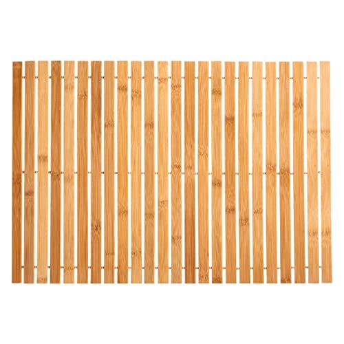Cflagrant® Badematte aus Bambus, 60 x 40 cm, mit rutschfesten Füßen von Cflagrant