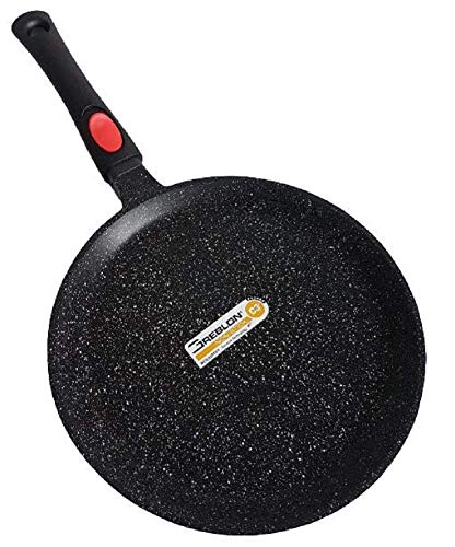 Cflagrant® Pfanne für Crepes/Blinis, 28 cm, für alle Herde, auch Induktionsherd, ohne PFOA, Kochen ohne Fett, Greblon C3 + Beschichtung, deutsche Technologie. von Cflagrant