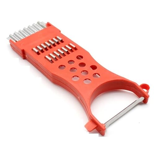 Cfty Grater Multifunktions-Gadgets Gemüse-Fruchtschäler Küchenwerkzeuge 1 Stück(Orange) von Cfty