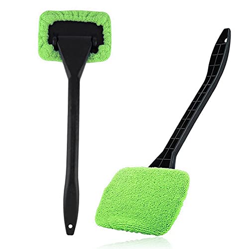 Cfty Reinigungsmopp Auto Dual-Use-Staubentfernung Defogging Glasbürste Front Glas MOP-Autofenster Reinigungsprodukte(Green) von Cfty