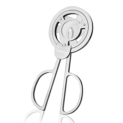 Zigarrenschneider-Ring, Edelstahl, Zigarrenschere, Schneider, 3-schneidige Klinge, Zigarren-Guillotine-Schneider für Zigarren (Silber) von cgaplus