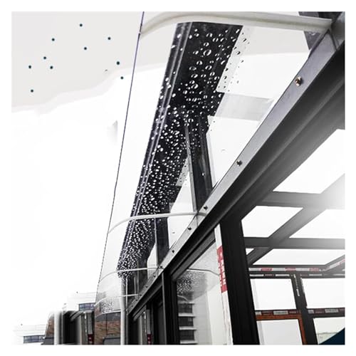 Massive Polycarbonat-Platte Balkon Überdachung Pultbogenvordach 3.5mm SonnenschutzfFür Balkon, Fenster, Anpassbar CghhDY(Size:40x100cm) von CghhDY