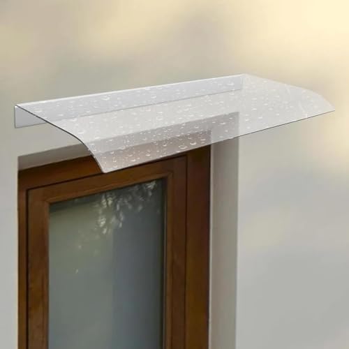 Sonnenschutz Regenschutz Vordach UV Schutz Wasserdicht Eingangsüberdachung für Draußen, Fenster, Anpassbar CghhDY(Size:40x120cm) von CghhDY