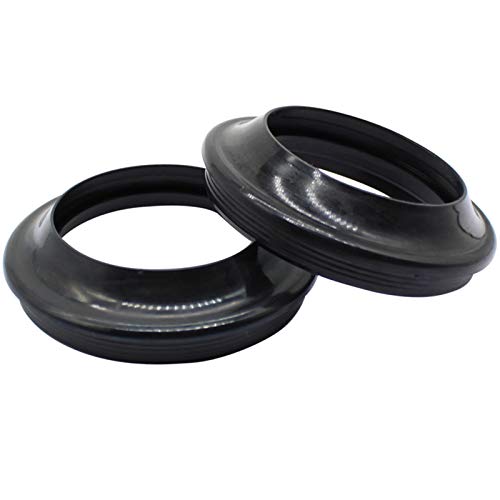33x46x11 Motorrad Vorderradgabel Dämpfer Öldichtung und Staubdichtung for Kawasaki KX65 KX 65 00-18 KLX140 KLX 140 08-16 (Color : Dust Seal) von ChAusa