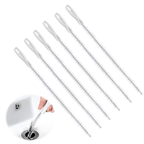 ChAusa 6 Stück Abflussreiniger Bürste 45 cm Abfluss Bürste,Abflussbürste,Reinigungsbürsten,Abfluss Haarentferner,Universell Flexible für Küchen,Badezimmer,Entfernen Langer Haare ChAusa 6 Stück Abflussreiniger Bürste 45 cm Abfluss Bürste,Abflussbürste,Reinigungsbürsten,Abfluss Haarentferner,Universell Flexible für Küchen,Badezimmer,Entfernen Langer Haare von ChAusa
