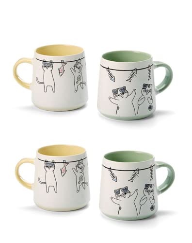 2 X NEU teemando® Becher "Charlie" New Bone China, 2-fach sortiert 0,35 l = 4 Becher von Cha Cult