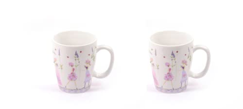 Cha Cult 2 X NEU teemando® Becher Flower Girls Porzellan 0,25 l = 2 Becher von Cha Cult
