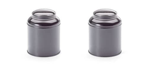 Cha Cult 2 X NEU teemando® Dose Globe, 100 g rund, schwarz H 11,5 cm, Ø 9 cm = 2 Dosen von Cha Cult