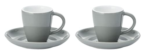 2 X NEU teemando® Espressotasse- und Untere "Capri" Porzellan 0,05 l von Cha Cult