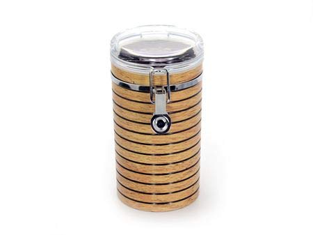 Cha Cult Dose „Loui, 250 g rund, Kunststoff mit Aroma-Bügelverschluss in Holzoptik, H 18,5 cm, Ø 10 cm Cha Cult Dose „Loui, 250 g rund, Kunststoff mit Aroma-Bügelverschluss in Holzoptik, H 18,5 cm, Ø 10 cm von Cha Cult