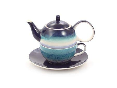 Cha Cult Tea-for-one-Set Lenja Keramik, 4-teilig Kanne: 0,4 l, Tasse: 0,2 l von Cha Cult