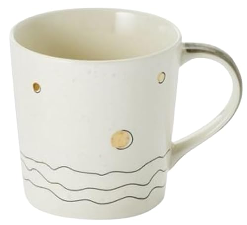 Cha Cult teemando® Becher Sinje Keramik mit Goldauflage 0,4 l H 9,7 cm, Ø 8,7 cm von Cha Cult