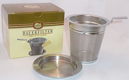 Edelstahlfilter gross Gr. L, 8 cm, Cha Cult - Dauerfilter von Cha Cult