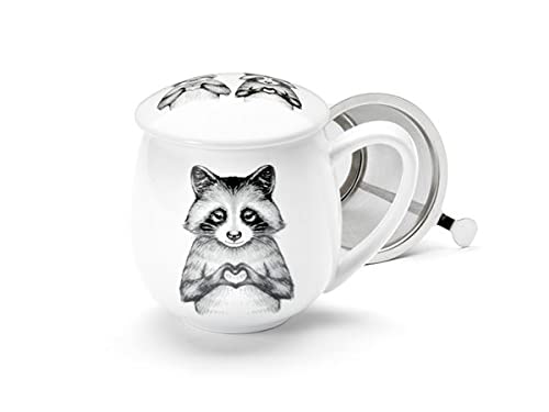 NEU teemando® Kräuterteetasse "Pip & Pepe" Porzellan, 3-teilig 0,35 l von Cha Cult