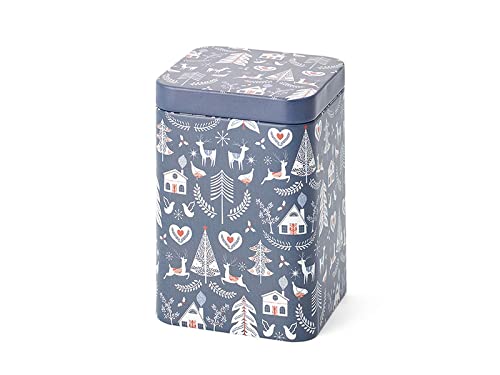 Cha Cult NEu teemando® Dose Noel, 100 g eckig, Stülpdeckel, matt 10 x 7,3 x 7,3 cm von Cha Cult