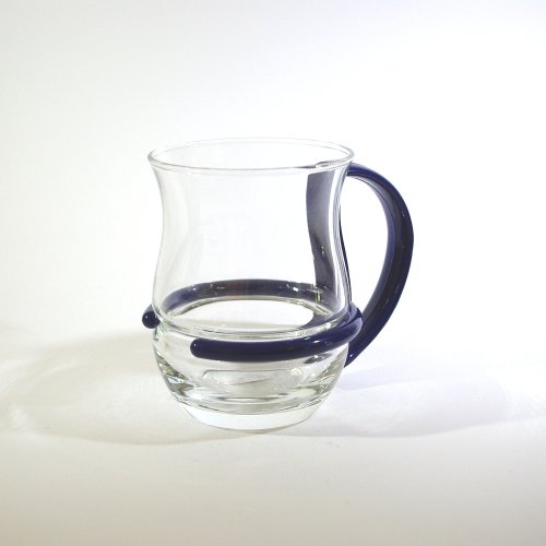 Teeglas blauer Henkel von Cha Cult