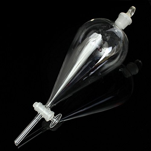 ChaRLes 1000ml Labor-Glas-Separationstrichter mit Glass Stopcock-Wissenschaft von ChaRLes