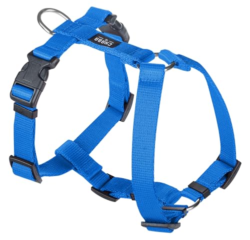 Chaba Guard Hundegeschirr für kleine Hunde mit Kontrolle, Anti-Zug & Würgen, Einstellbar, Bequem und Leicht, Classic Step-in Brustgeschirr, Dog Harness, Größe S, BLAU Chaba Guard Hundegeschirr für kleine Hunde mit Kontrolle, Anti-Zug & Würgen, Einstellbar, Bequem und Leicht, Classic Step-in Brustgeschirr, Dog Harness, Größe S, BLAU von Chaba