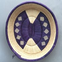 Gewebtes Korbtablett von ChachachaCo