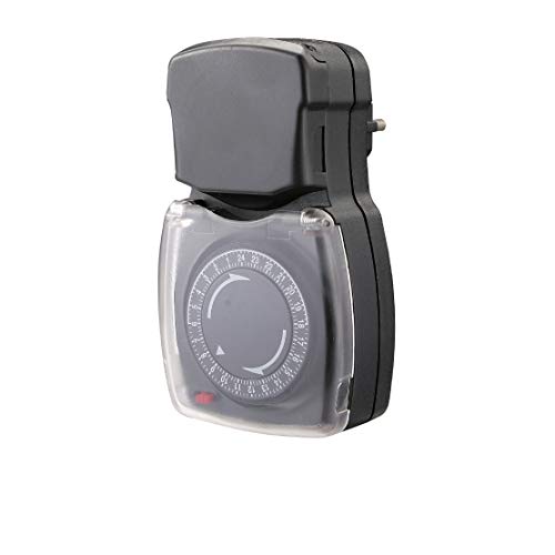 Mechanische Zeitschaltuhr, wasserdicht, IP44-3500W, 48 Zyklen, grau Chacon Mechanische Zeitschaltuhr, wasserdicht, IP44-3500W, 48 Zyklen, grau Chacon von CHACON
